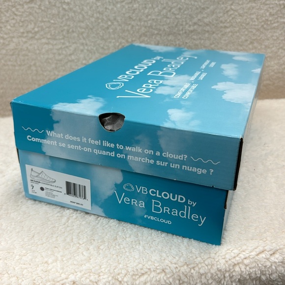 Size 8 - VB CLOUD by VERA BRADLEY - Purple Convertible Slip-On Shoe NEW $80 msrp - Picture 2 of 4